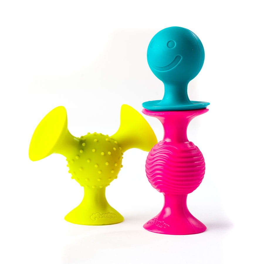 Grzechotki z przyssawkami Fat Brain Toy Co. – pipSquigz, 3 szt. – zdjęcie 7