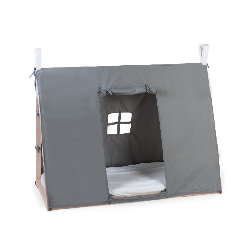 Childhome Poszycie do łóżka Tipi 70 x 140 cm Grey