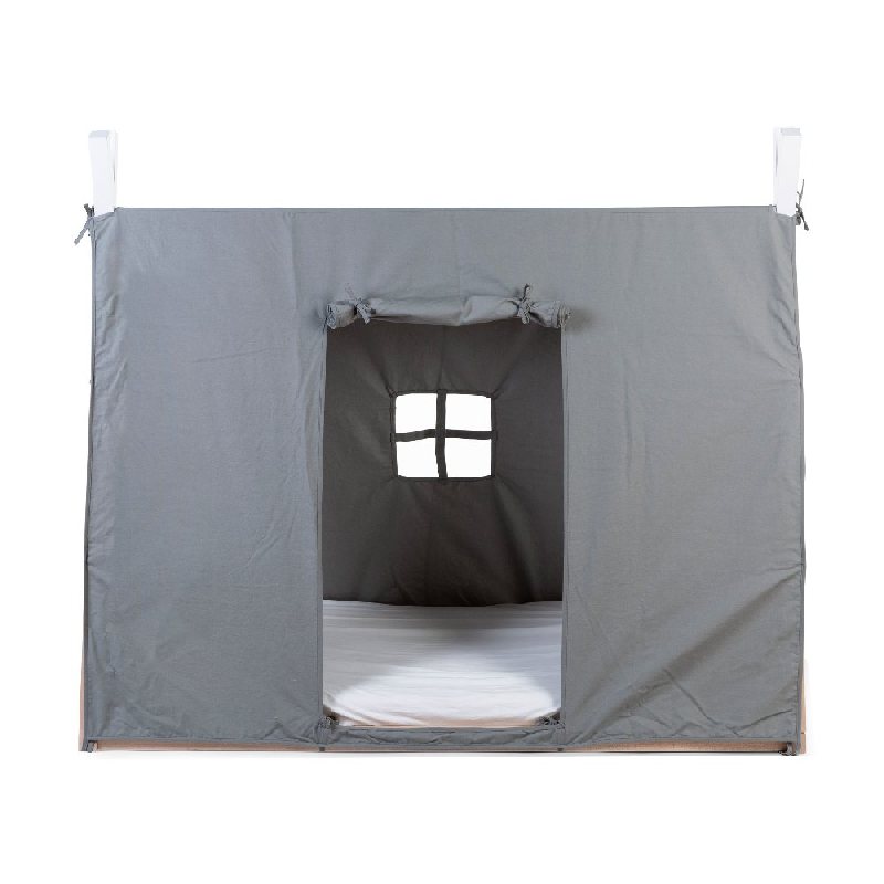 Childhome Poszycie do łóżka Tipi 70 x 140 cm Grey
