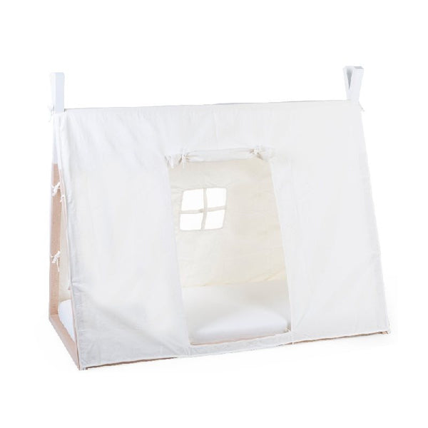 Childhome Poszycie do łóżka Tipi 70 x 140 cm White