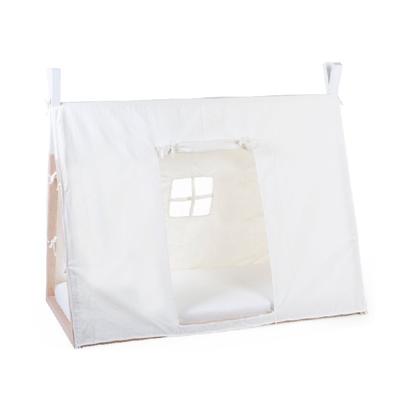 Childhome Poszycie do łóżka Tipi 70 x 140 cm White