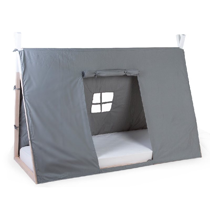 Childhome Poszycie do łóżka Tipi 90 x 200 cm Grey