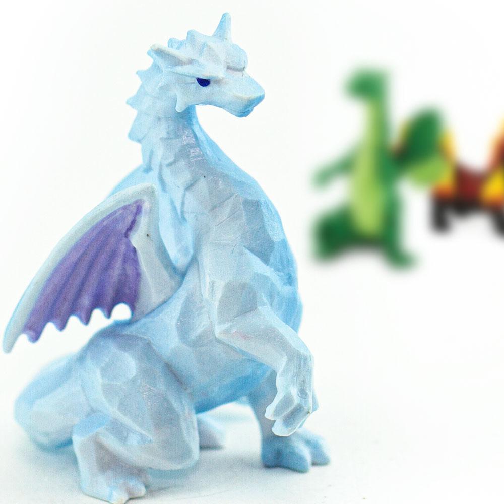 Figurki w tubie Safari Ltd – Smoki żywiołów, 6 szt. – zdjęcie 4