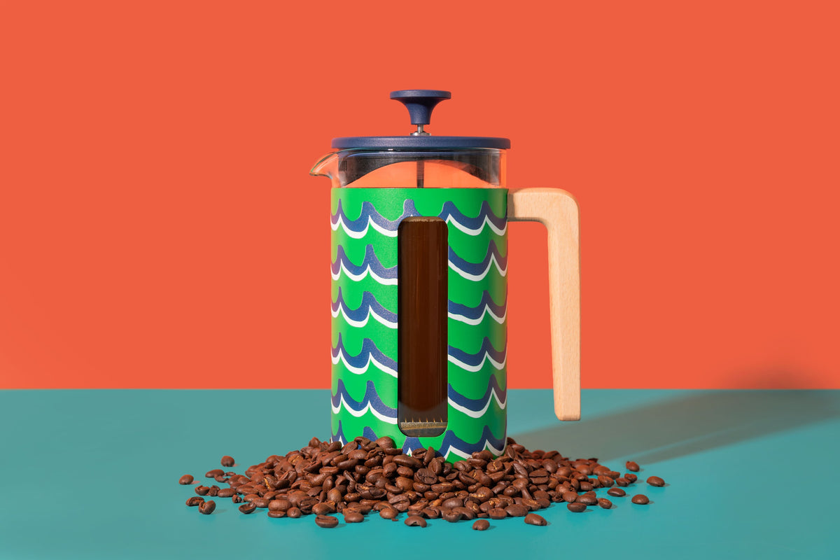 Zaparzacz do kawy French Press Pisa La Cafetière – Cyan Tides, 8 filiżanek – aranżacja