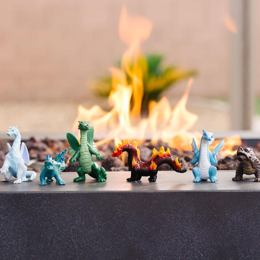 Figurki w tubie Safari Ltd – Smoki żywiołów, 6 szt. – zdjęcie 6