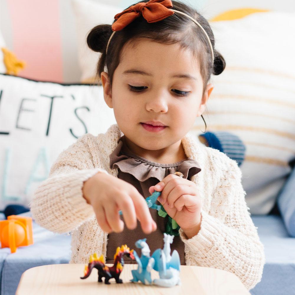 Figurki w tubie Safari Ltd – Smoki żywiołów, 6 szt. – zdjęcie 5