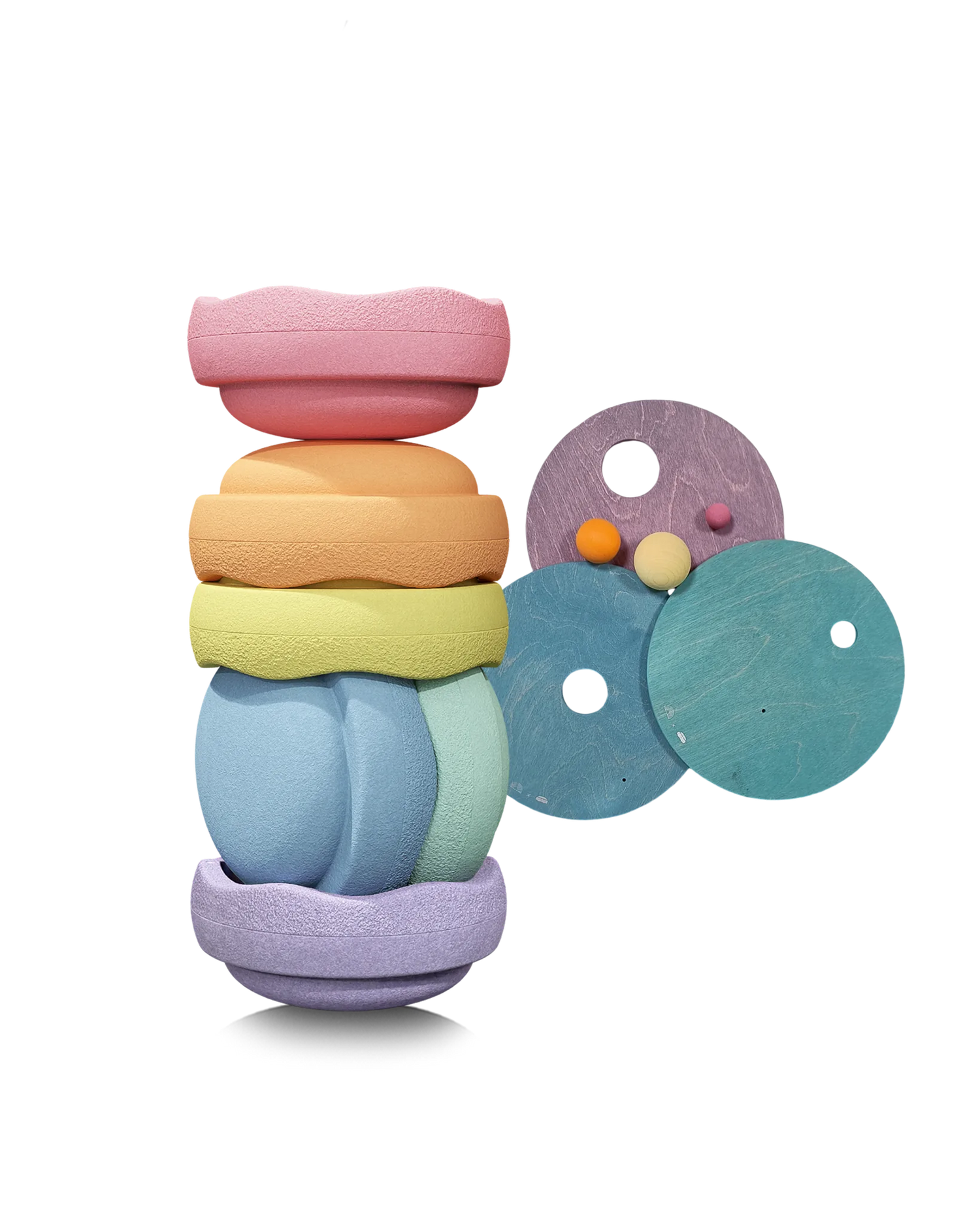Grimms x Stapelstein® Set pastel 12 el.