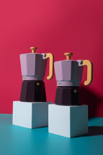 Kawiarka Venice La Cafetière – fioletowa, 3 filiżanki (150 ml) – aranżacja