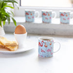 Filiżanka do espresso Flamingo Kitchen Craft – niebieska 80 ml – aranżacja