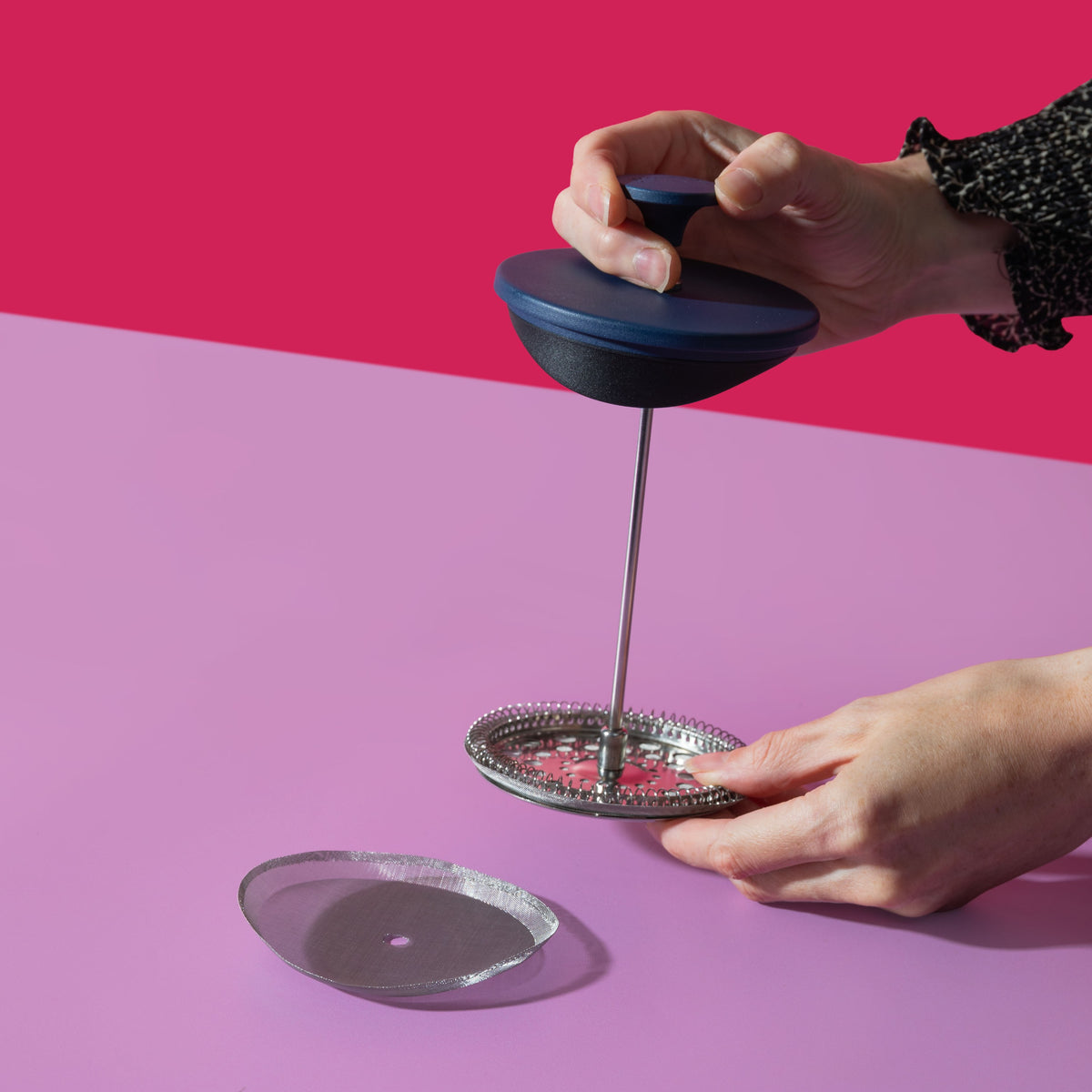 Zaparzacz do kawy French Press Pisa La Cafetière – Cyan Tides, 8 filiżanek – aranżacja