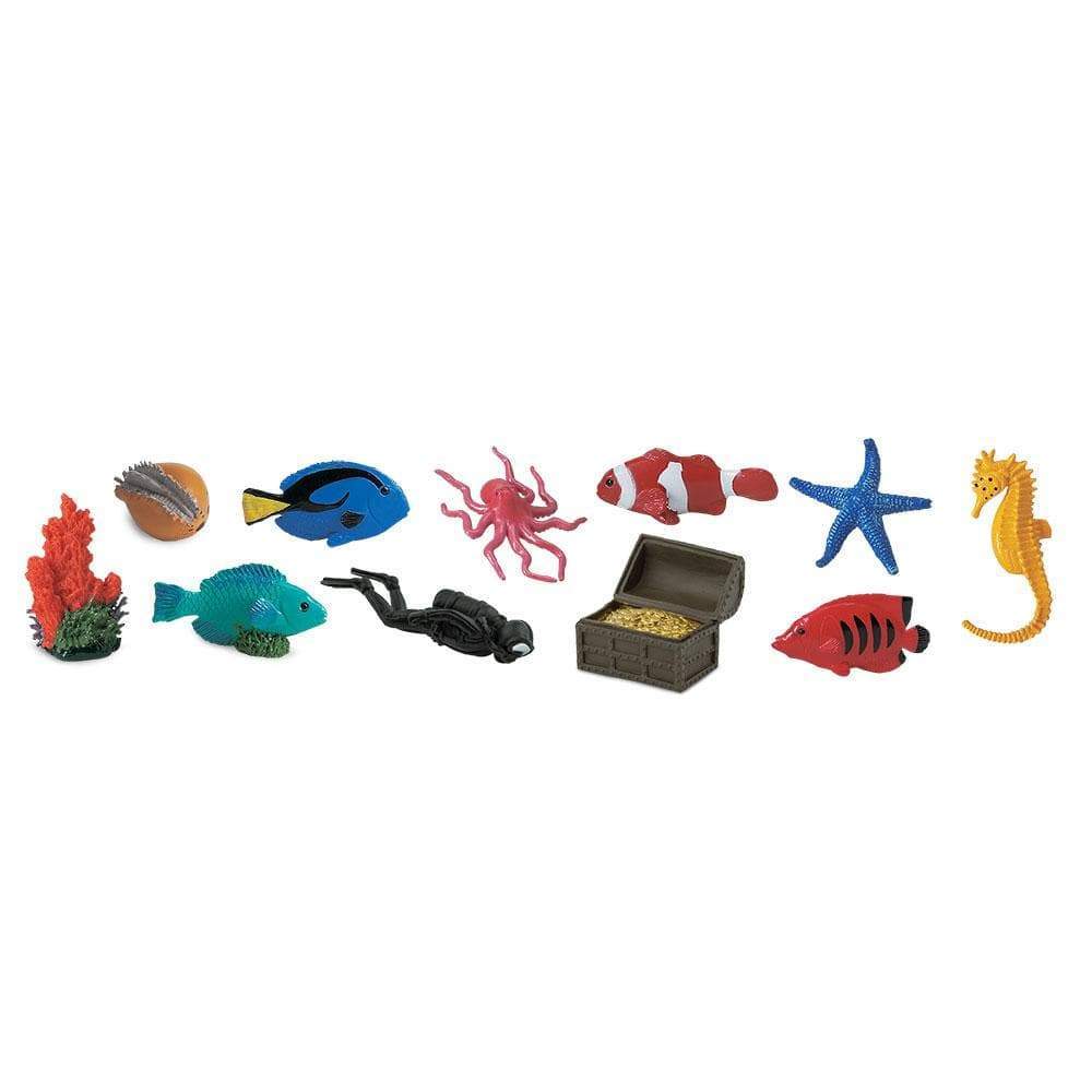 Figurki w tubie Safari Ltd – Rafa koralowa, 11 szt. – zdjęcie 3