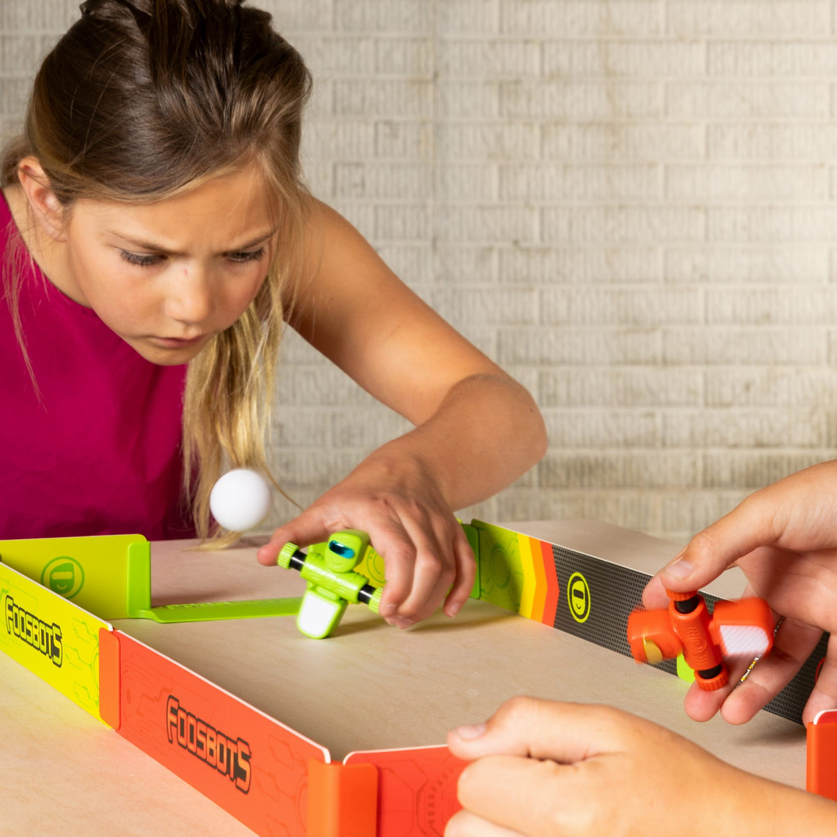 Piłkarzyki Fat Brain Toy Co. – Foosbots, zestaw ze stadionem – zdjęcie 2