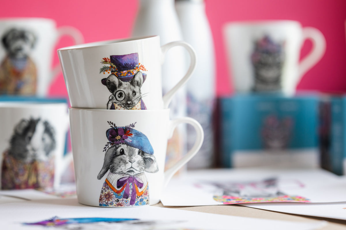 Kubek porcelanowy Zając Tipperleyhill Mikasa – 380 ml – aranżacja
