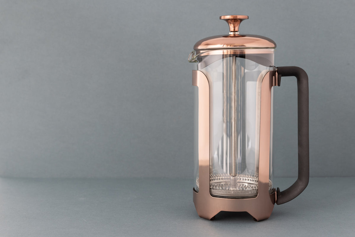 Zaparzacz do kawy French Press Roma La Cafetière – miedziany, 1 l – aranżacja