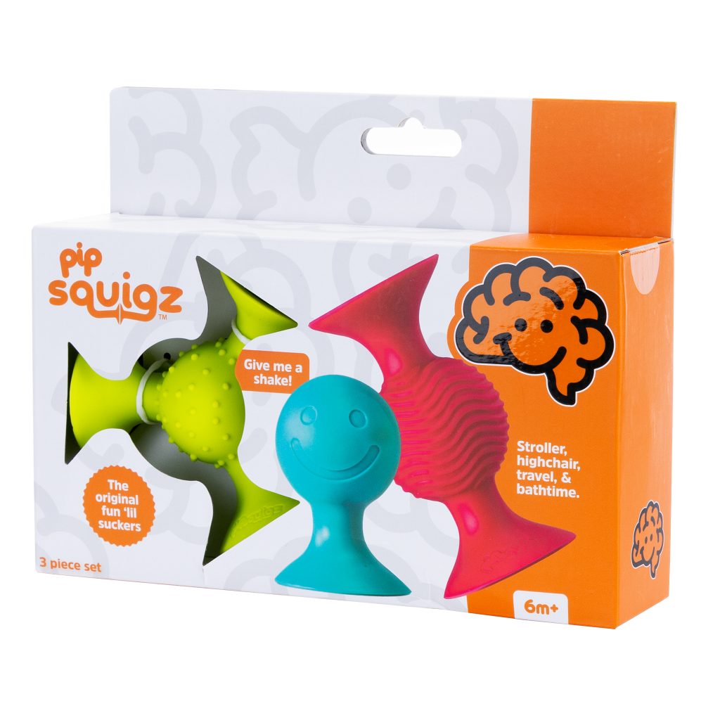 Grzechotki z przyssawkami Fat Brain Toy Co. – pipSquigz, 3 szt. – zdjęcie 9