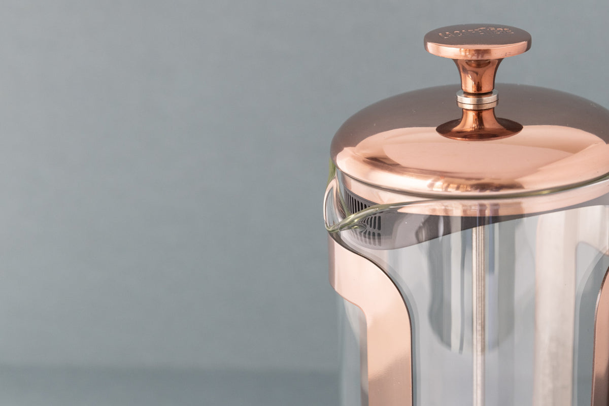 Zaparzacz do kawy French Press Roma La Cafetière – miedziany, 1 l – aranżacja