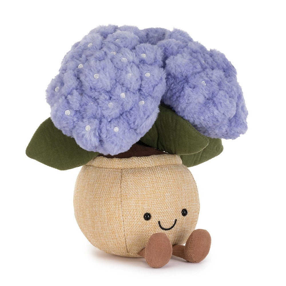 Maskotka Jellycat Amuseables – Hortensja 24 cm, widok 3/4 z przodu