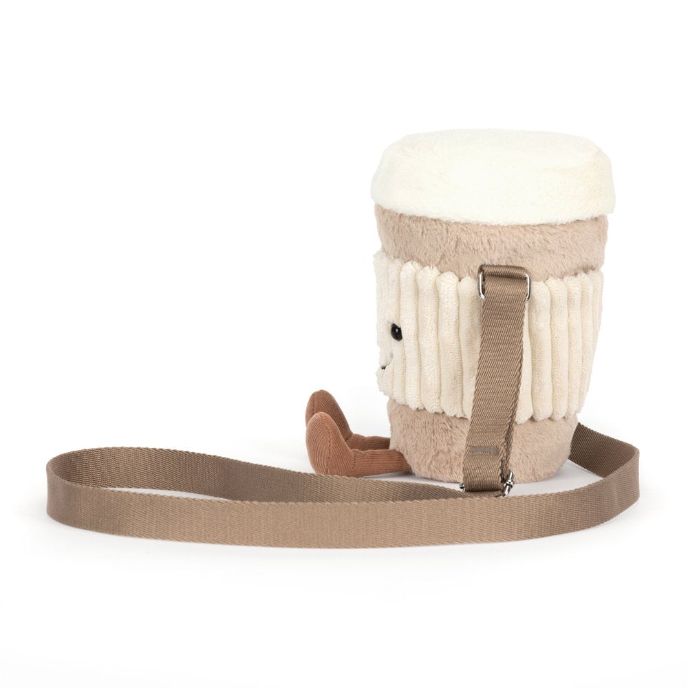 Torebka na ramię Jellycat Amuseables – Kubeczek Kawy na Wynos 20 cm, widok z drugiej strony