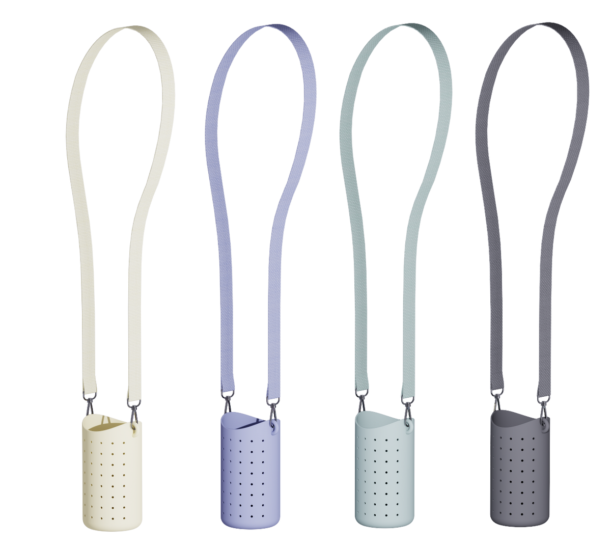 Etui na butelkę z paskiem Bestie Sling Asobu – żółte – zdjęcie 7