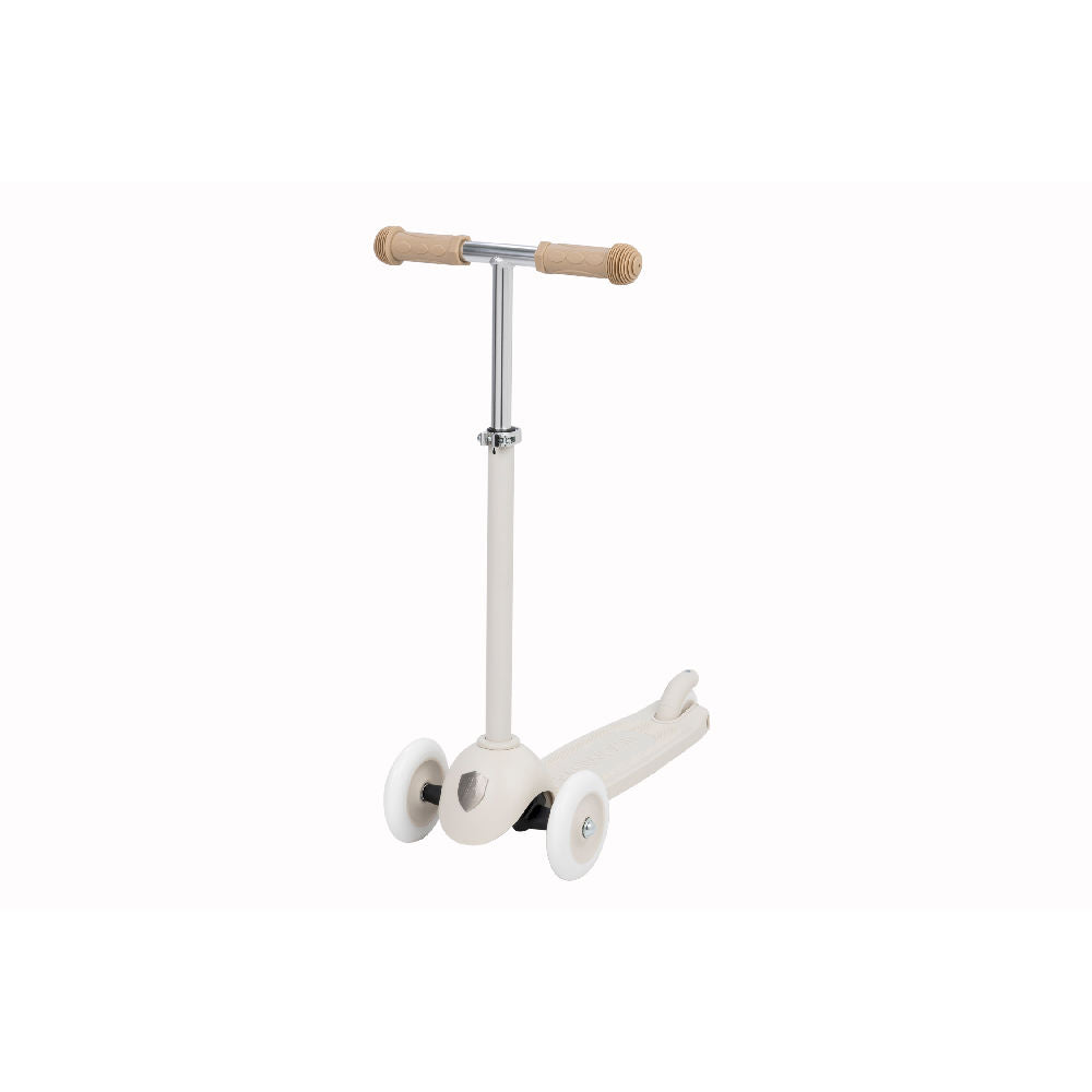 Banwood Hulajnoga ECO z koszykiem Pin & Ride Ivory