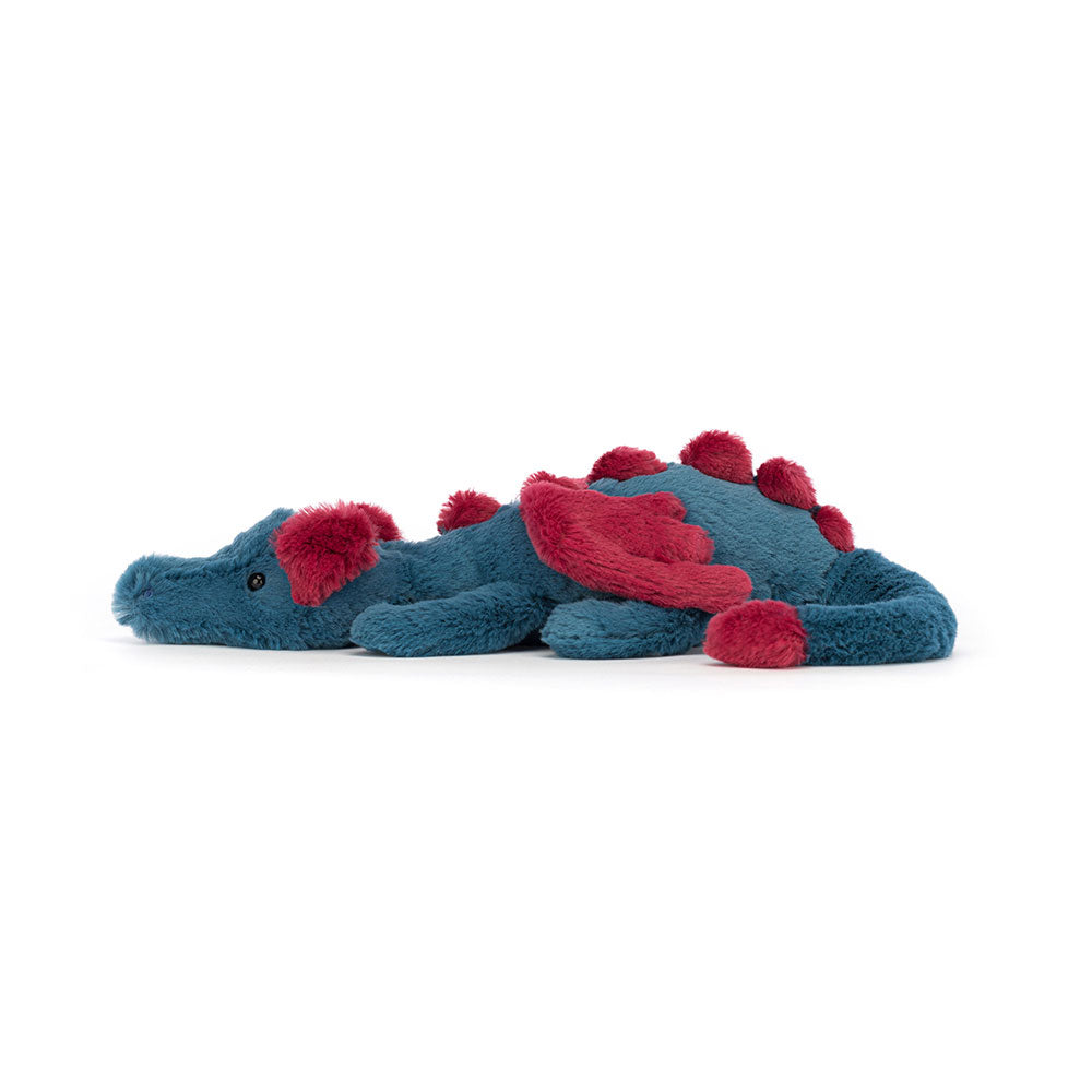 Smok Dexter Jellycat – zdjęcie modelu z boku