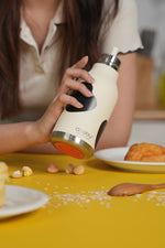 Butelka termiczna ze słomką Bestie Asobu – Krowa 460 ml – zdjęcie 3