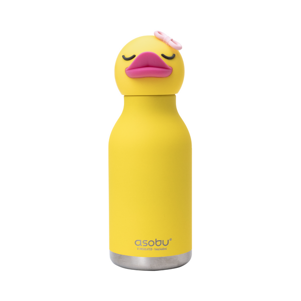Butelka termiczna ze słomką Bestie Asobu – Kaczuszka 460 ml