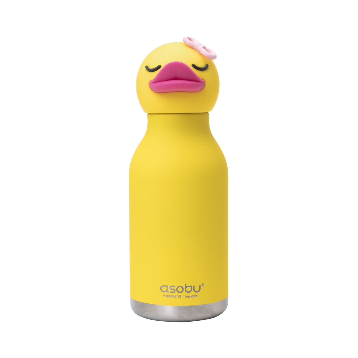 Butelka termiczna ze słomką Bestie Asobu – Kaczuszka 460 ml