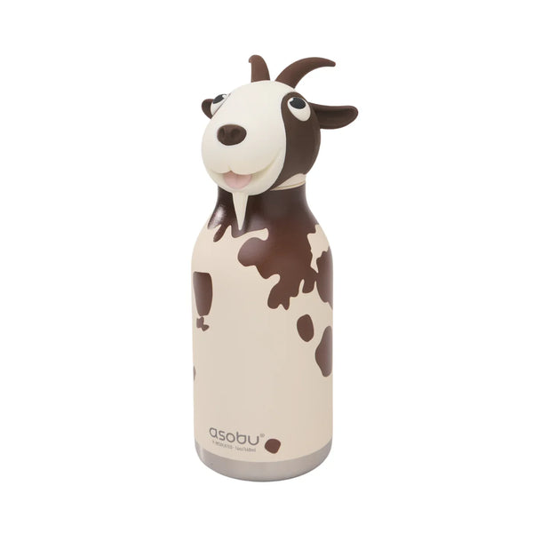 Butelka termiczna ze słomką Bestie Asobu – Koza 460 ml