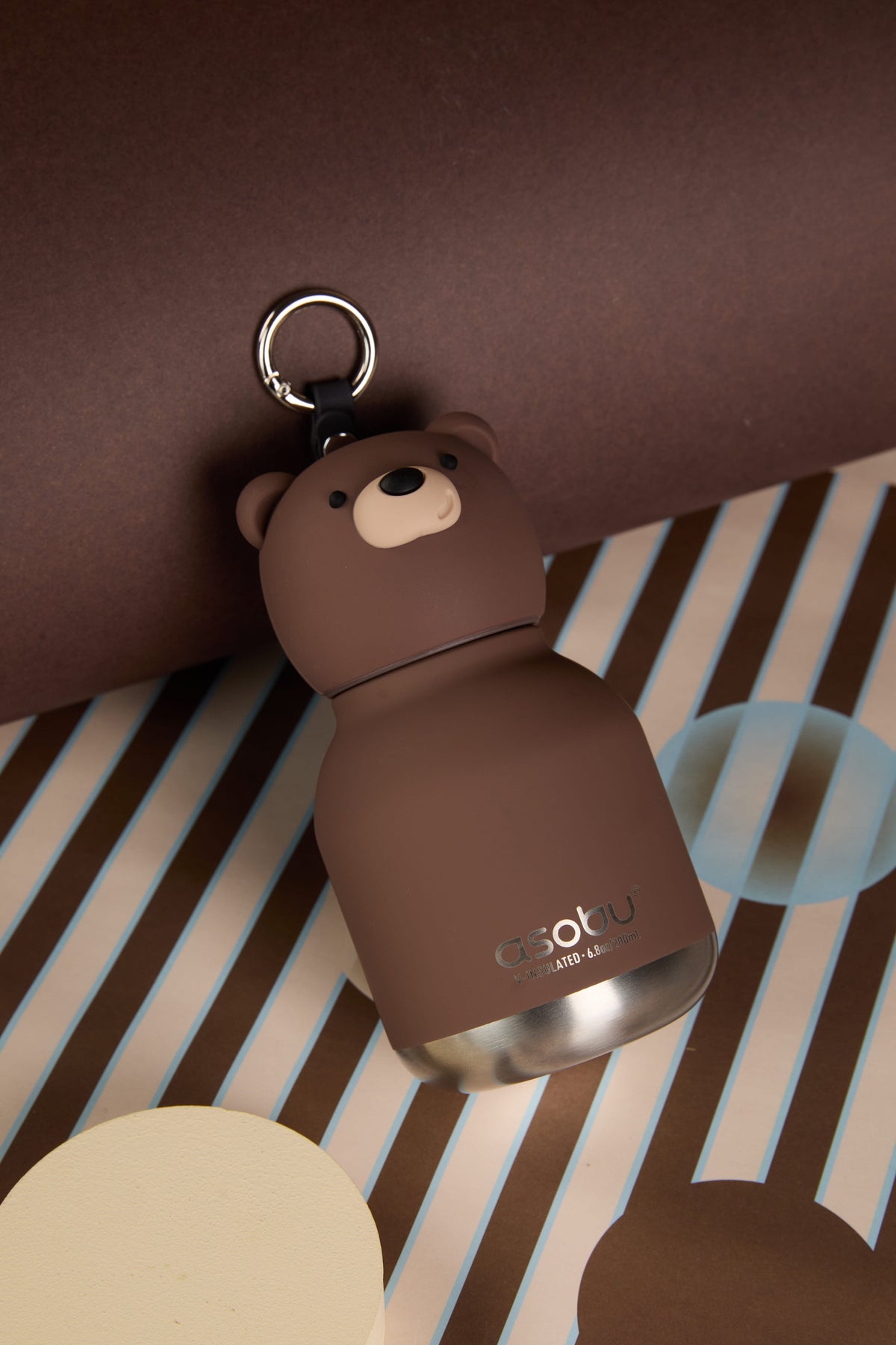 Butelka termiczna Mini Bestie Asobu – Brązowy Niedźwiedź 200 ml – zdjęcie 3