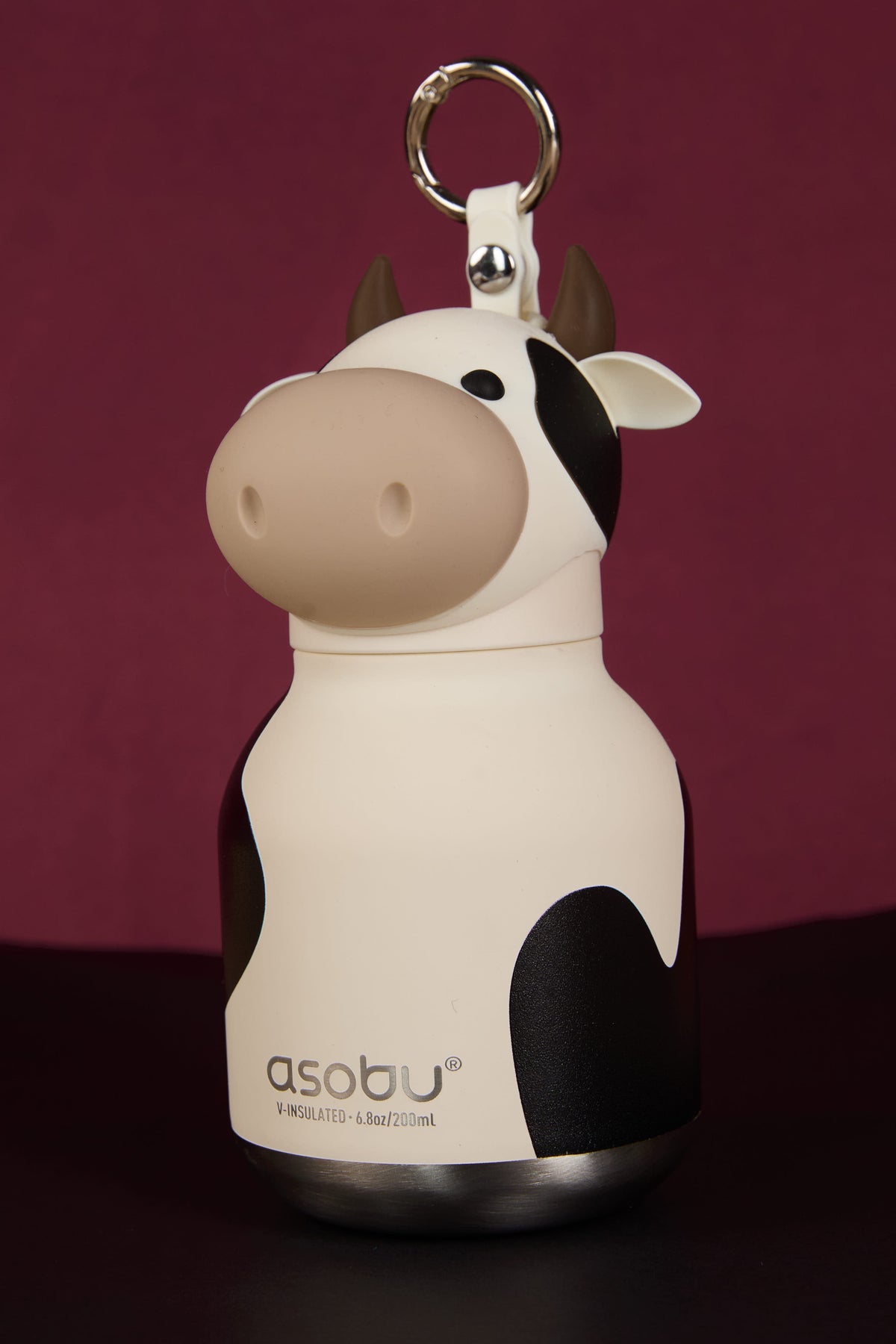 Butelka termiczna Mini Bestie Asobu – Krowa 200 ml – zdjęcie 3