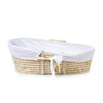 Childhome Kosz Mojżesza Basic z materacykiem +  Pokrowiec Jersey Off White