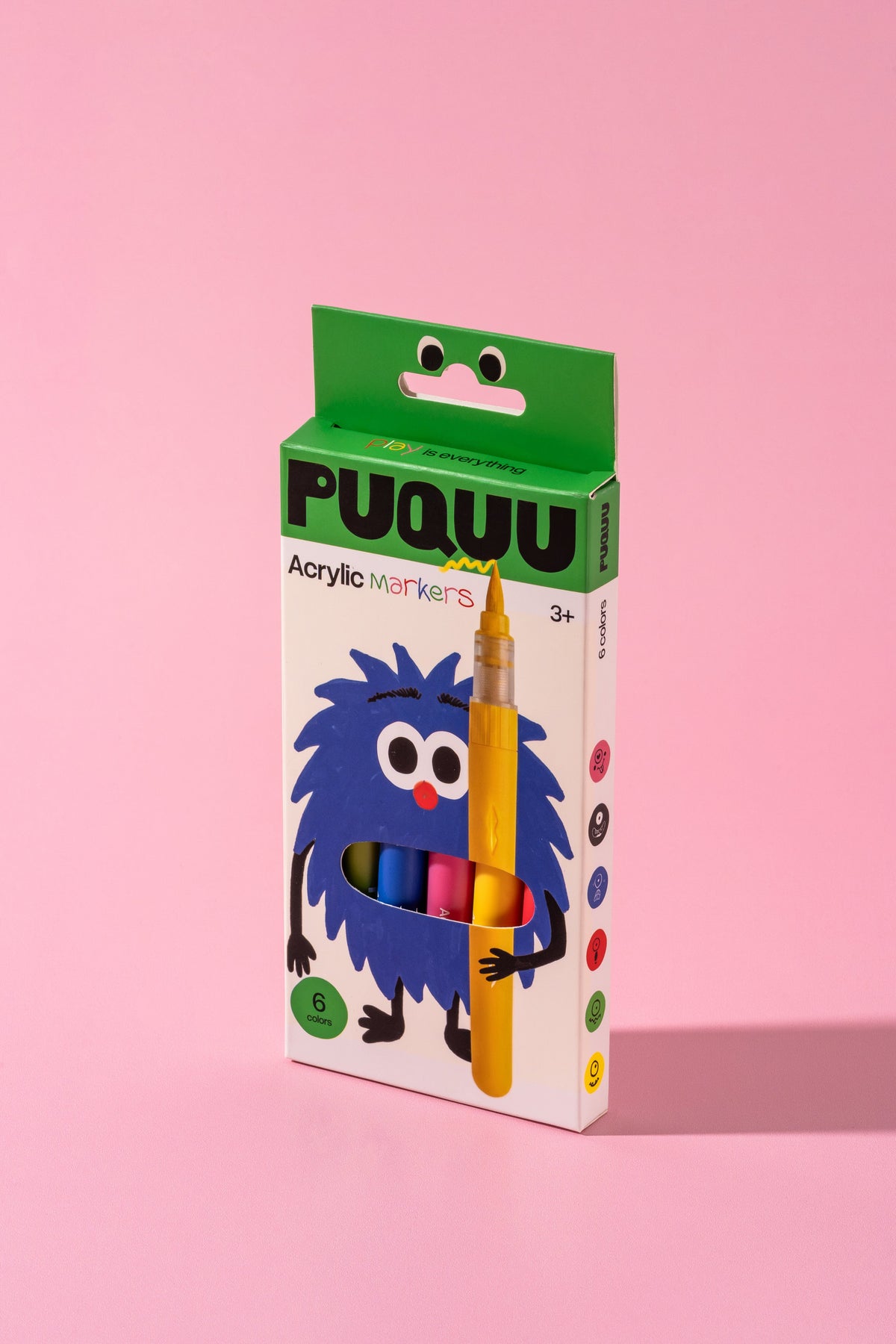 Markery akrylowe PUQUU - 6 kolorów – zdjęcie 3