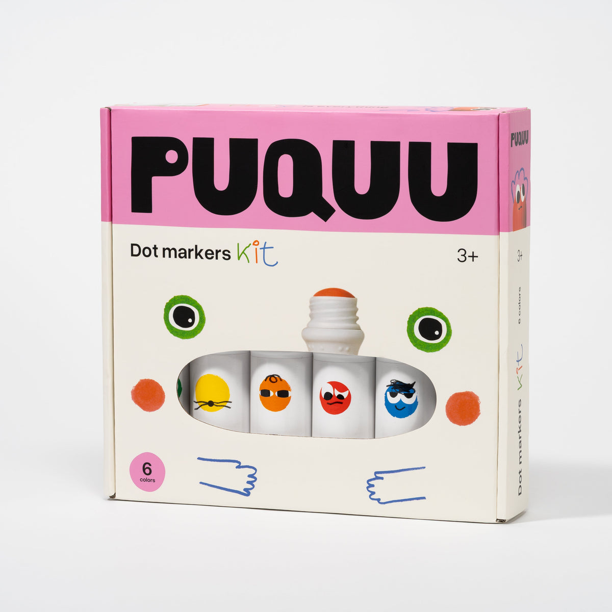Markery kropkujące PUQUU - 6 kolorów – zdjęcie 1
