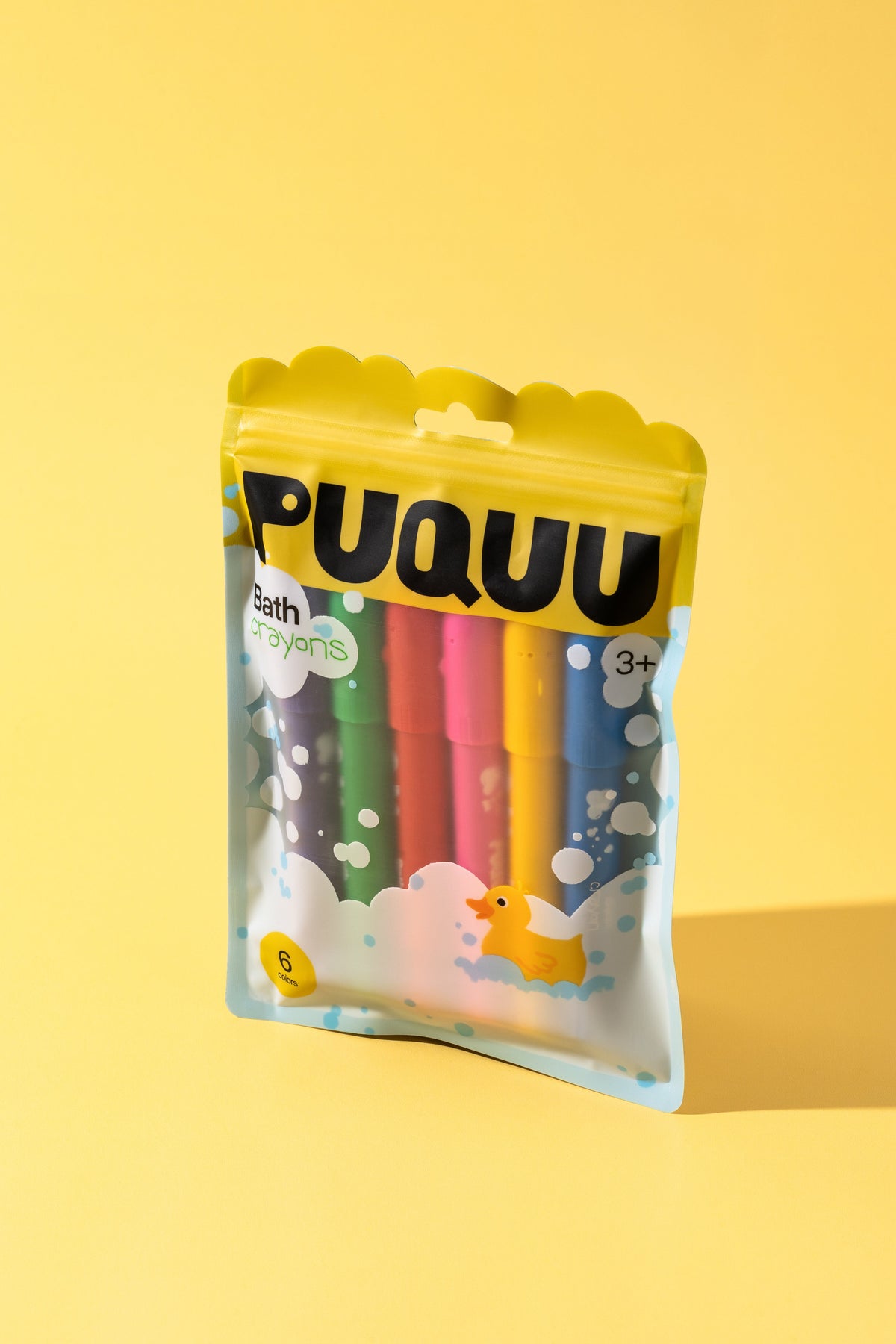 Kredki do wanny PUQUU - 6 kolorów – zdjęcie 3