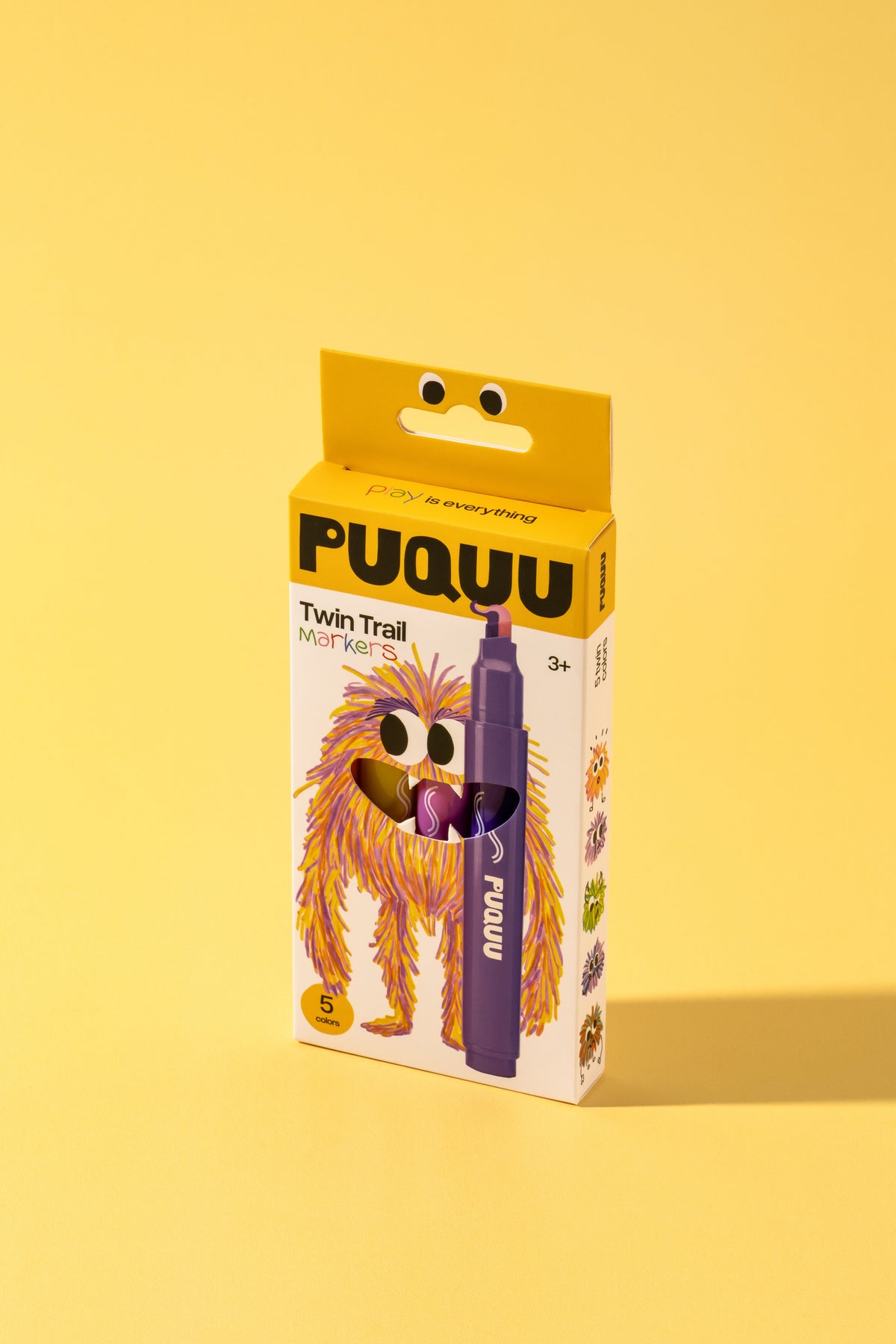 Markery dwukolorowe PUQUU - 5 kolorów – zdjęcie 2