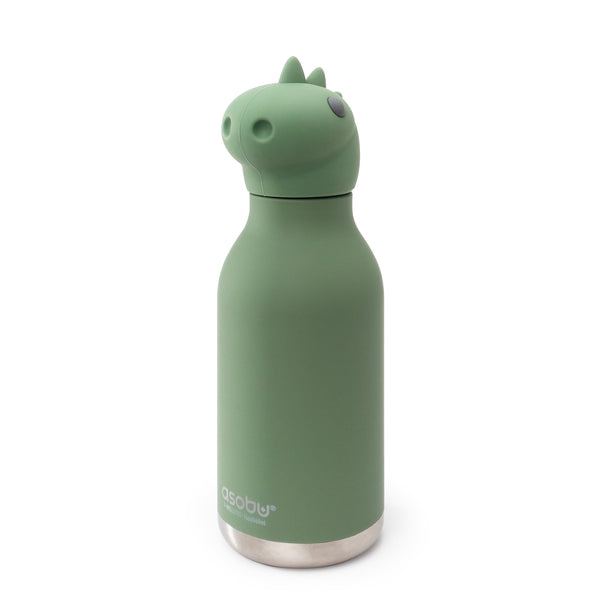 Butelka termiczna ze słomką Bestie Asobu – Dinozaur 460 ml