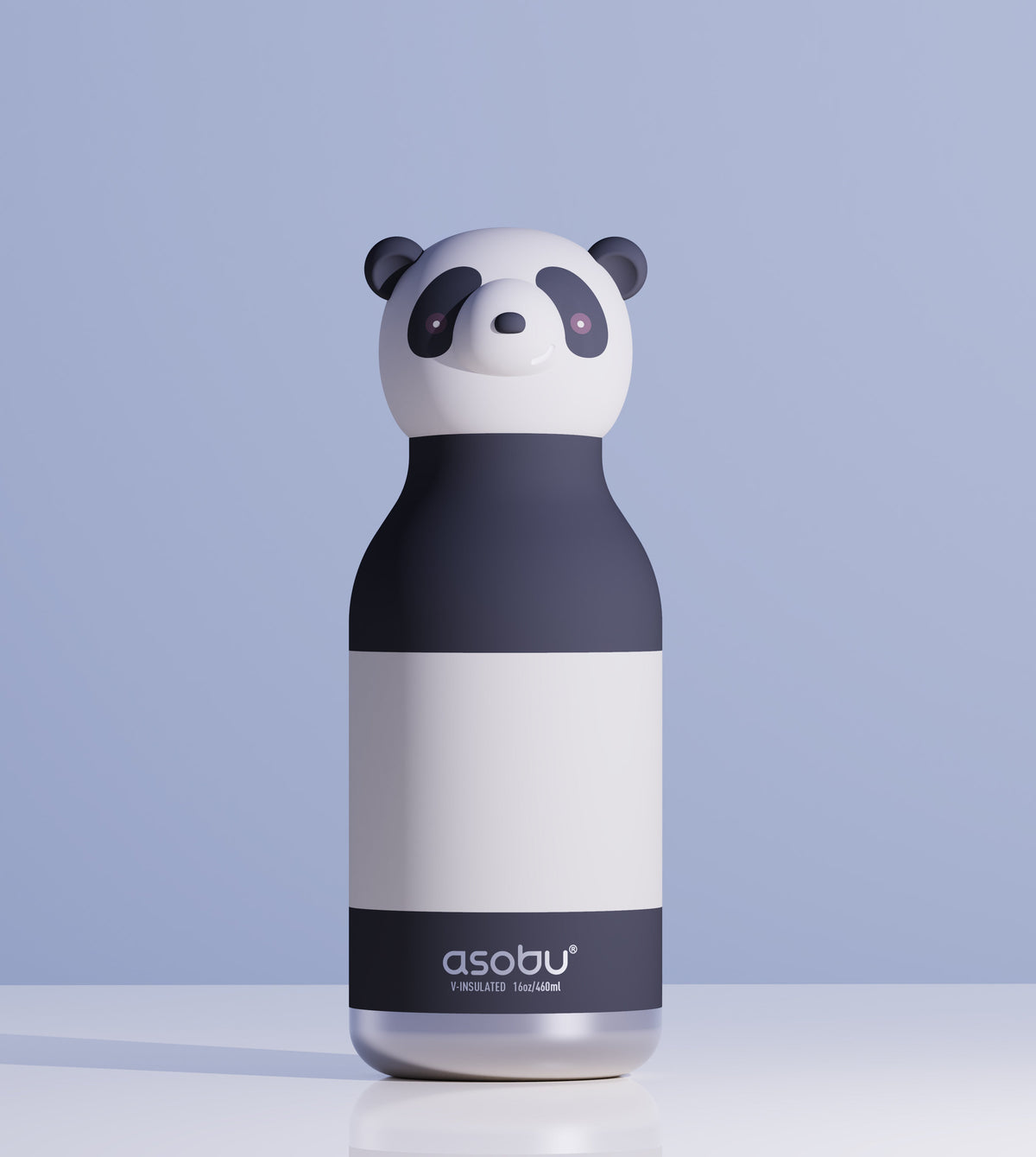 Butelka termiczna ze słomką Bestie Asobu – Panda 460 ml – zdjęcie 4