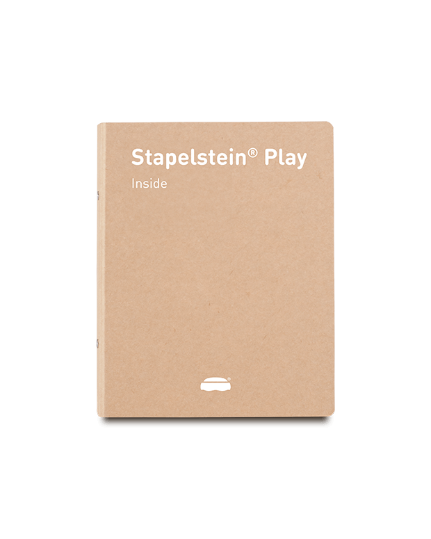 Stapelstein® Play Inside — książeczka z pomysłami na zabawę, wydanie niemieckie