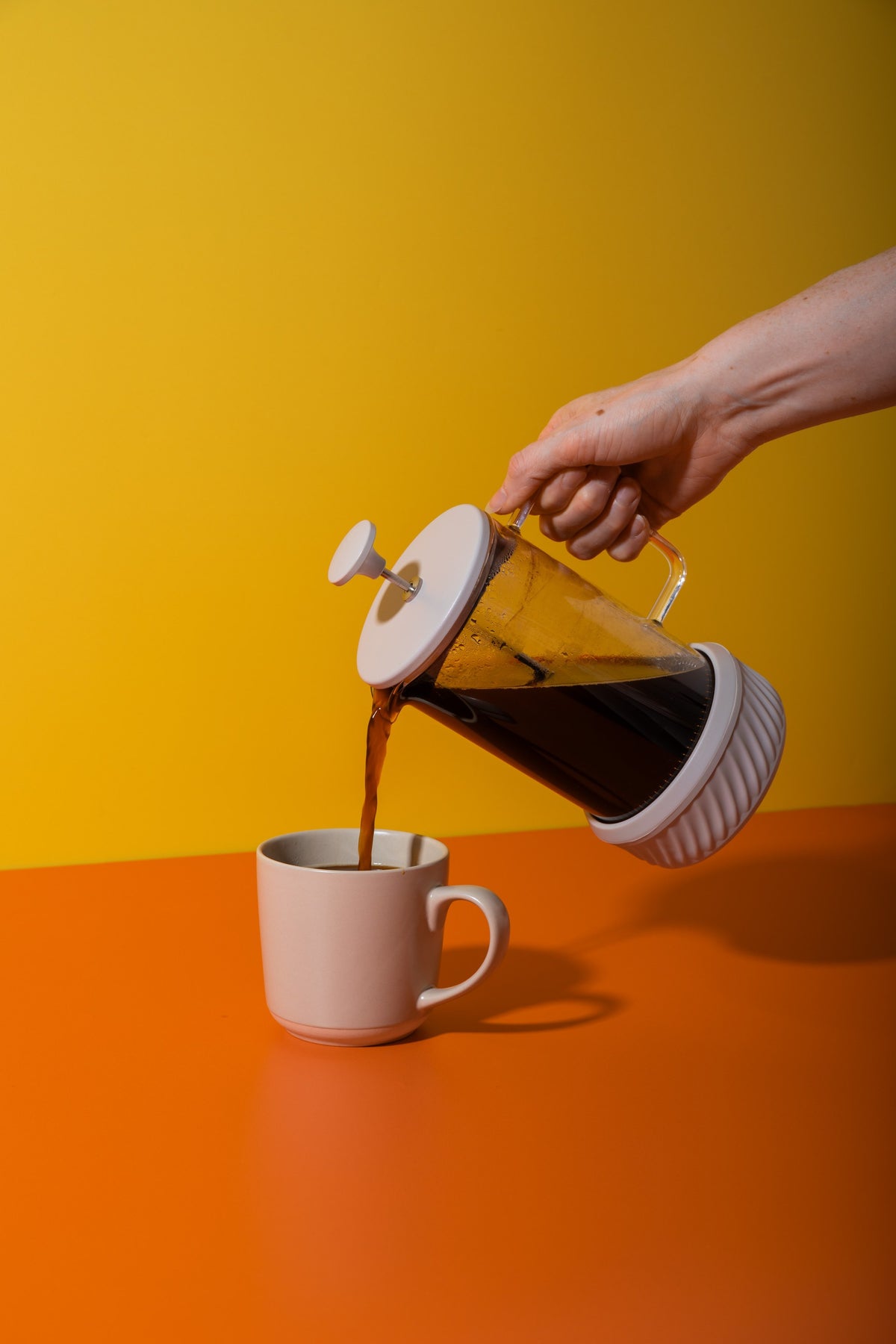Zaparzacz do kawy French Press Zero La Cafetière – kremowy, 1 l – aranżacja