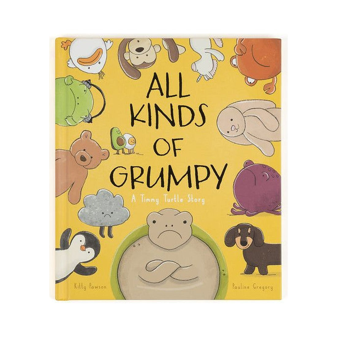 Książeczka Jellycat „All Kinds of Grumpy” – okładka z przodu