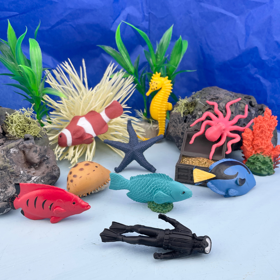 Figurki w tubie Safari Ltd – Rafa koralowa, 11 szt. – zdjęcie 6