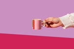 Filiżanka do espresso Utopian Lines La Cafetière – geometryczny wzór, 120 ml – aranżacja
