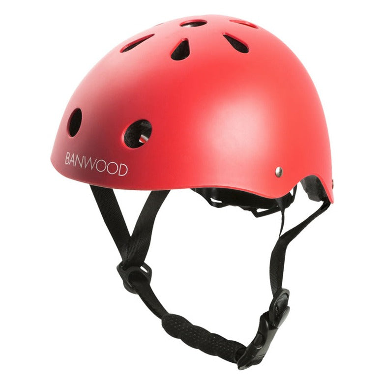 Banwood dziecięcy kask rowerowy red