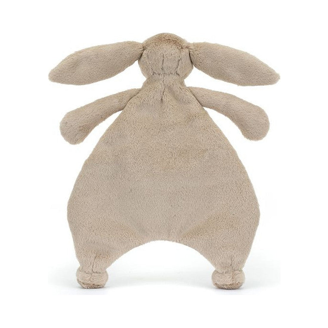 Beżowy kocyk-przytulanka Jellycat z króliczkiem od tyłu