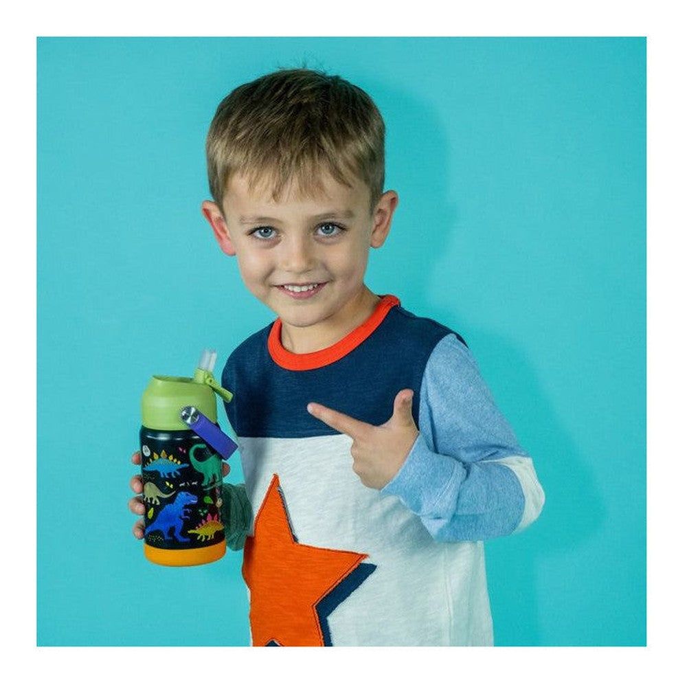 Butelka ze stali nierdzewnej Dinozaury Floss & Rock 400 ml – zdjęcie 4