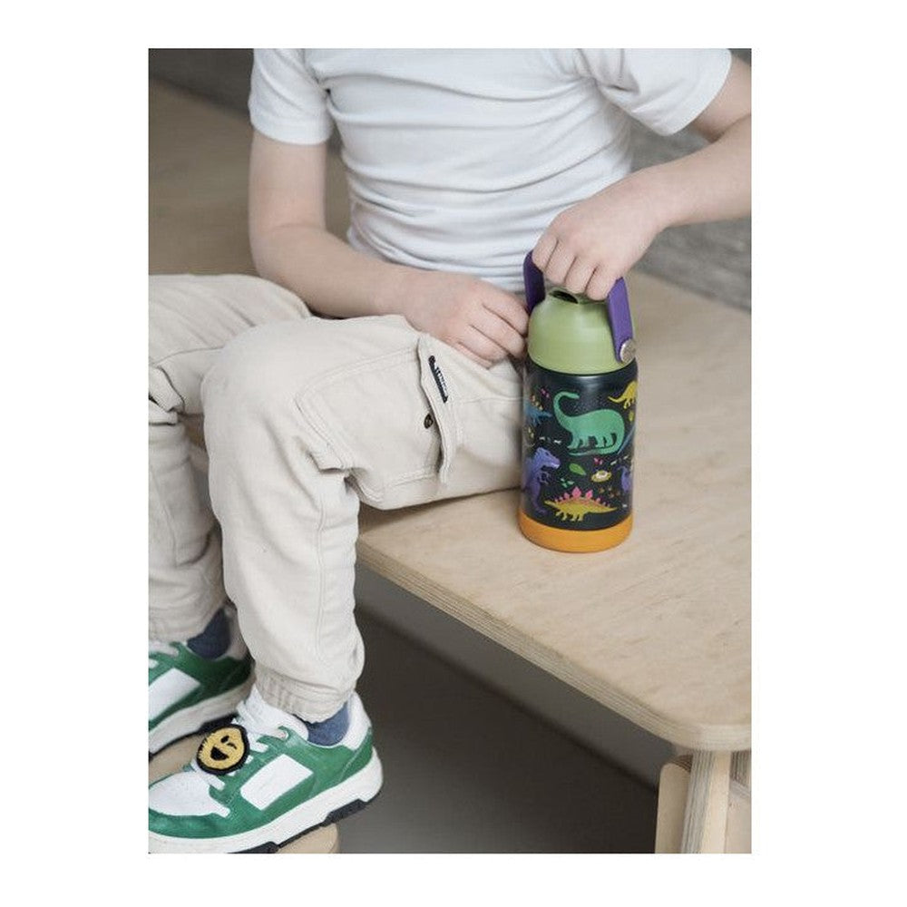 Butelka ze stali nierdzewnej Dinozaury Floss & Rock 400 ml – zdjęcie 6