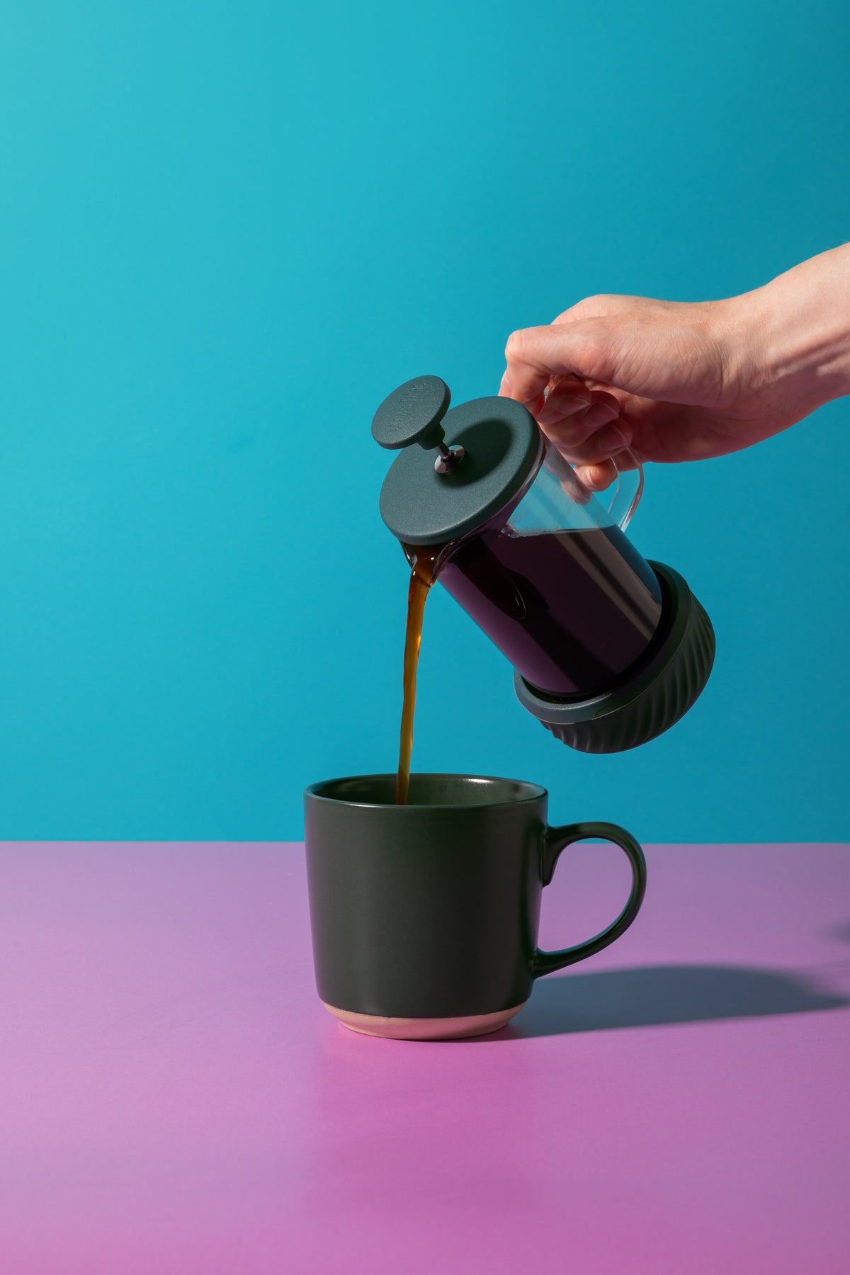Zaparzacz do kawy French Press Zero La Cafetière – zielony, 350 ml – aranżacja