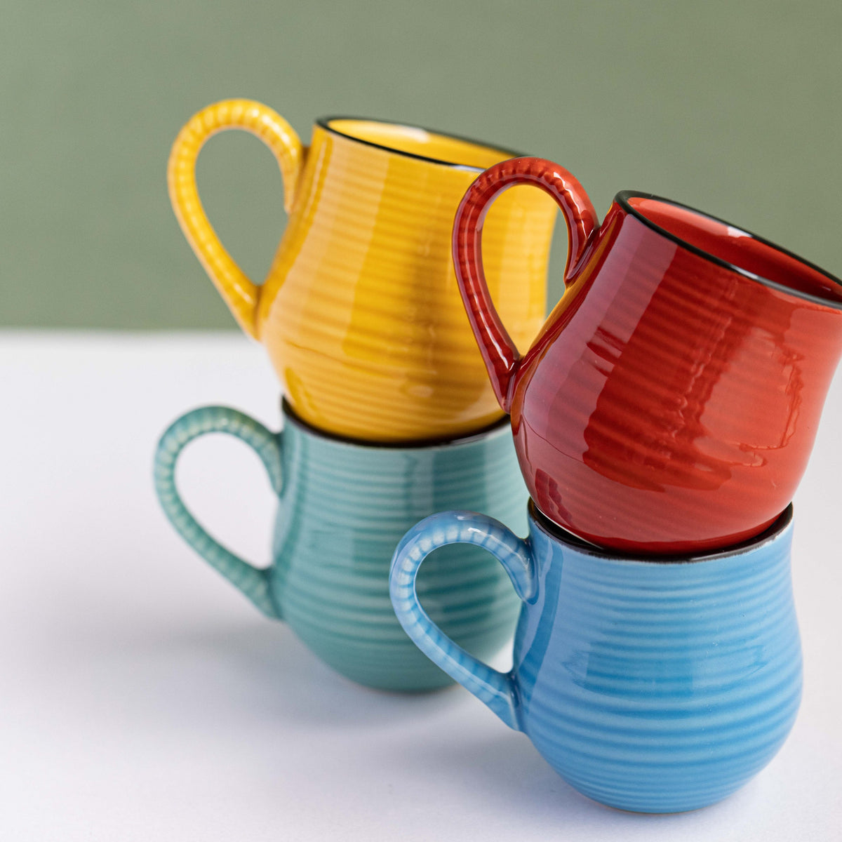 Kubki ceramiczne Mysa La Cafetière – 4 szt., 100 ml – aranżacja