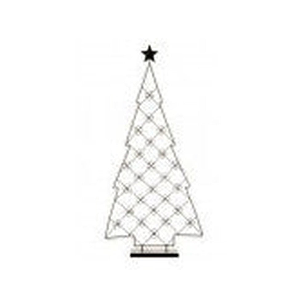 Choinka na zdjęcia z podstawką J-Line – czarna, 110 × 53 × 2 cm – zdjęcie 2